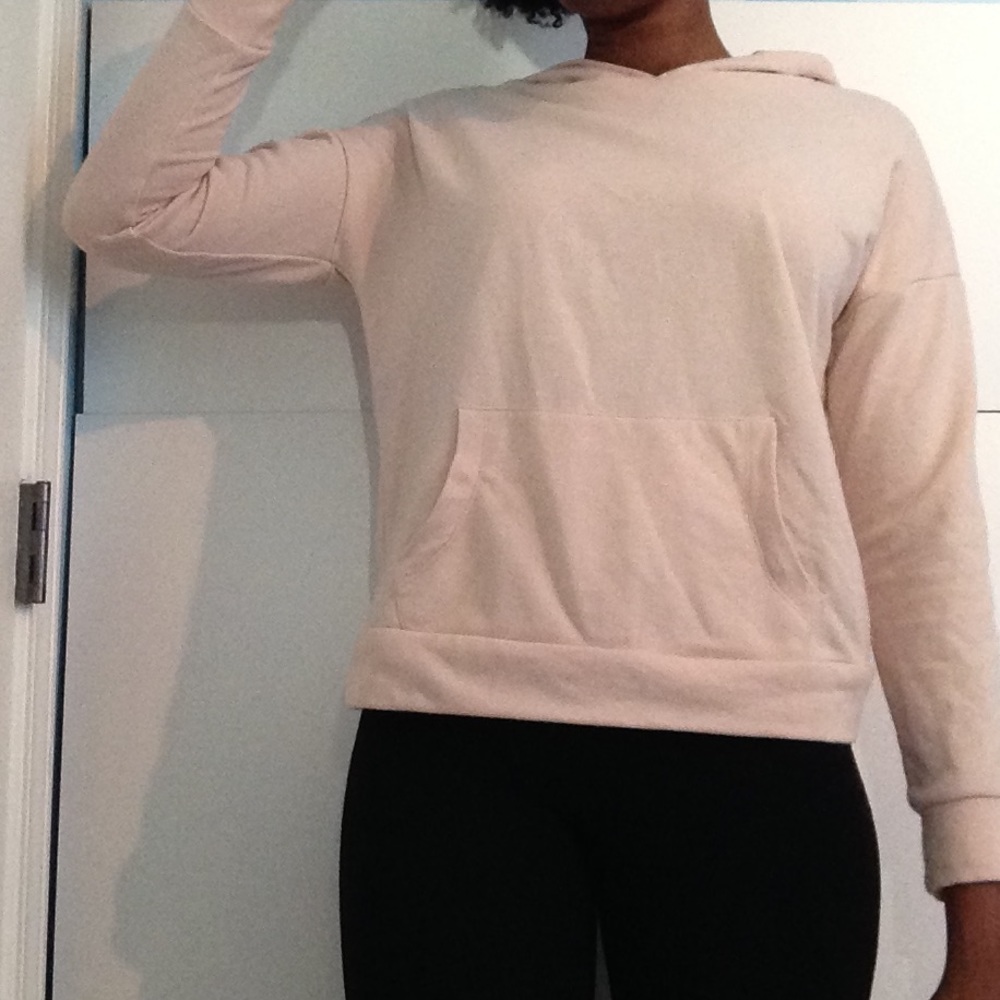 Pink hoodie
